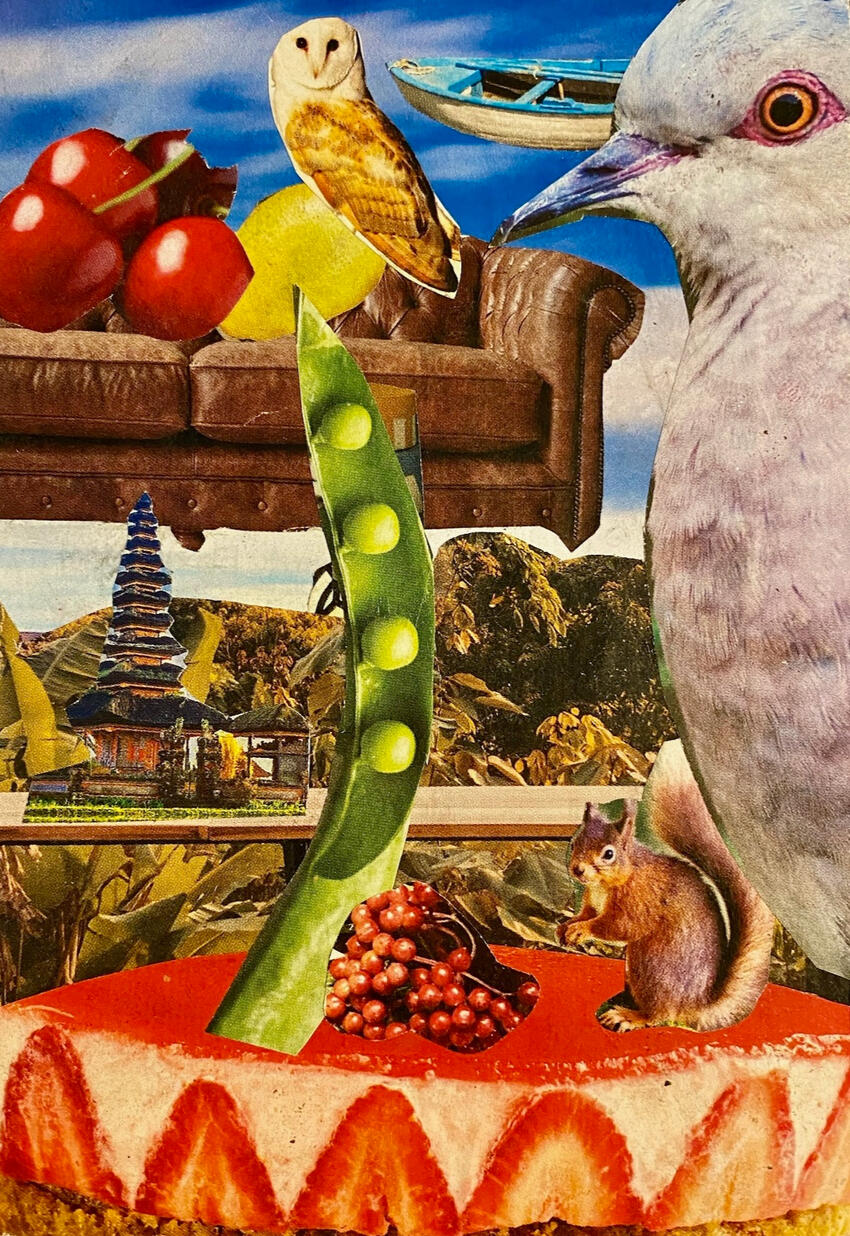 Pea Collage